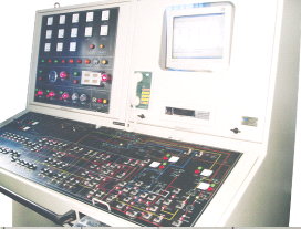 Cargo oil pump control console